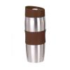 Termohrnček Bergner, 380 ml z nerezovej ocele, hnedý