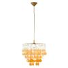 Závesný luster Alfa 12674 bielo-oranžová