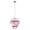 Závesný luster Alfa 13820 bielo-fialová