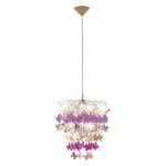 Závesný luster Alfa 13820 bielo-fialová