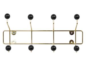 Nástenný vešiak Saturnus 4bk, Gold