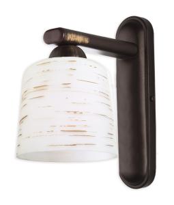 Nástenné svietidlo Lemir O1800 RW KWANTINO wenge