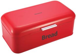 Chlebník Klausberg kovový, KB-7092, červený