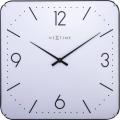 Dizajnové nástenné hodiny 3174 Nextime Square Dome 35cm