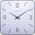 Dizajnové nástenné hodiny 3174 Nextime Square Dome 35cm