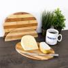 Bambusové raňajkové dosky pruhované, RD8876