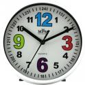 Nástenné hodiny MPM, 3685.00 - biela, 15cm