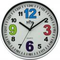 Nástenné hodiny MPM, 3686.00 - biela, 20cm