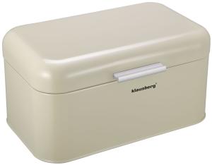 Chlebník Klausberg kovový, KB-7089, krémový