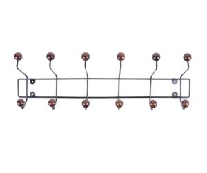 Nástenný vešiak Saturnus, Black, PT2954, 54cm