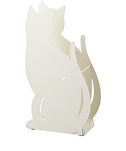 Stojan na dáždniky Yamazaki Cat, krémovy