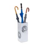 Stojan na dáždniky Ornament, biely RD0141