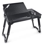 Stolík na notebook čierny, Led RD7196