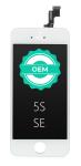 Biely LCD displej iPhone SE + dotyková doska OEM