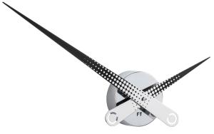 Dizajnové nalepovacie hodiny Future Time FT9630BK Hands 60cm