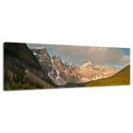 Obraz na plátne Panoráma, Bergsonne , 36x118cm