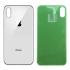 Apple iPhone X - Zadné sklo housingu - biele