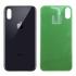 Apple iPhone X - Zadné sklo housingu - čierne