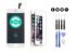 MULTIPACK - Biely LCD displej pre iPhone 6 + 3D ochranné sklo + sada náradia