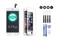 MULTIPACK - Biely LCD displej pre iPhone 6 Plus + 3D ochranné sklo + sada náradia