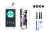 MULTIPACK - Biely LCD displej pre iPhone 6 Plus + 3D ochranné sklo + sada náradia