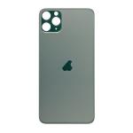 Apple iPhone 11 Pro Max - Sklo zadného housingu so zväčšeným otvorom na kameru BIG HOLE - (Midnight Green)