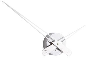 Dizajnové nástenné hodiny Future Time FT9650CH Hands chrome 60cm