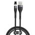 Baseus Zinc - Magnetický nylonový USB kábel lightning 1.5A 1m Black