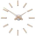 Dizajnové nalepovacie hodiny Future Time FT9600CM Modular champagne 60cm