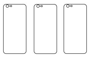 3PACK - Hydrogel - 3x zadná ochranná fólia - iPhone 6 Plus/6S Plus
