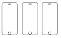 3PACK - Hydrogel - 3x ochranná fólia - iPhone 6/6S