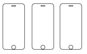 3PACK - Hydrogel - 3x ochranná fólia - iPhone 6/6S