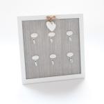 Drevený vešiak na kľúče GMK102, 30x30cm