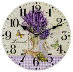 Nástenné hodiny Levanduľa, Fal4045, 30cm