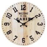 Nástenné hodiny, Flor0108, Welcome, 34cm