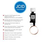 Apple iPhone 7, 7 Plus, 8, 8 Plus - JC 6th gen. 3D Touch - Home button - Tlačidlo domov s funkciou späť (rose gold - ružová)