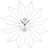 Nástenné hodiny Crystal Star silver, 50cm