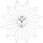 Nástenné hodiny Crystal Star silver, 50cm