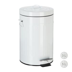 Odpadkový kôš Vintage 5L biely, RD3830