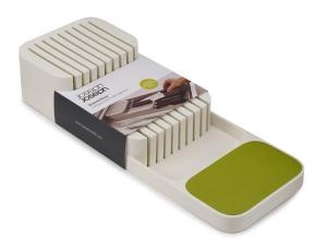 Kompaktné priehradky na nože JOSEPH JOSEPH DrawerStore ™ bielozelené