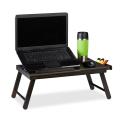 Stolík na notebook do postele Bambusový hnedý, RD3243