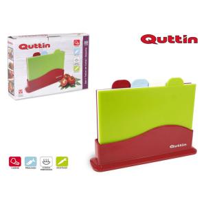 Krájacie dosky so stojanom 4 dosky, Quittin