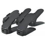 Plastový organizér na topánky - čierny, sada 5ks