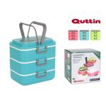 Termobox na jedlo Quttin 8942, trojdielný 2,25L