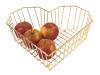 Misa na ovocie Present Time Fruit bowl heart, zlatá