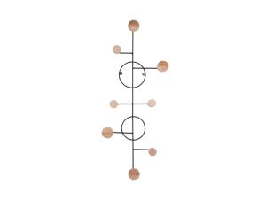 Nástenný vešiak Universe, Black, PT3415, 80cm