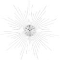 Nástenné hodiny Atmosphera Crystal SUN silver, 50cm