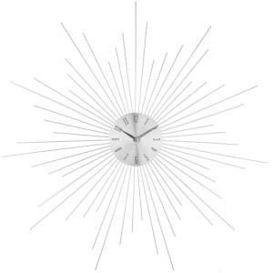 Nástenné hodiny Atmosphera Crystal SUN silver, 50cm