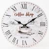 Nástenné hodiny, Flor0152, Coffee Shop, 34cm