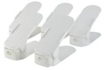 Plastový organizér na topánky - biely, sada 5ks